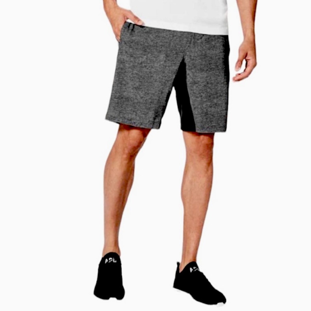 Lululemon- T.H.E. Shorts 10” Linerless (Heathered Gray Black) Men’s